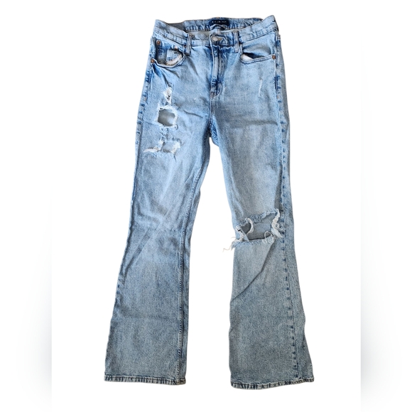 Aeropostale Denim - AEROPOSTALE high rise flare distressed jeans, size 10